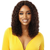 Outre The Daily Wig WET & WAVY 100% Unprocessed Human Hair Lace Part Wig - HH W&W NATURAL DEEP 16